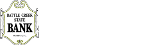 Battle Creek State Bank footer logo